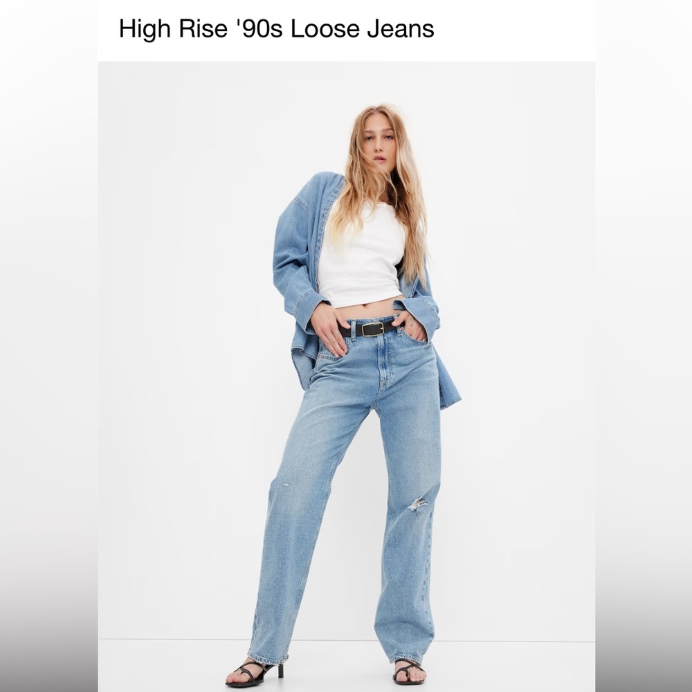 High Rise 90s Loose Jeans from Gap